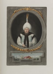 Portrait du Sultan Mustafa III 1717-1774 - Unbekannt