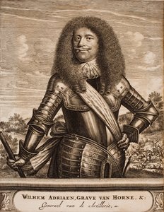 Portrait de Willem Adriaan II van Horne 1633-1694 De : Schauplatz des Krieges, 1675