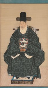 Portrait de Yun Dongseom 1710-1795, vers 1790-1805 - Unbekannt