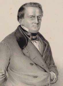 Portrait du compositeur Franz Lachner 1803-1890