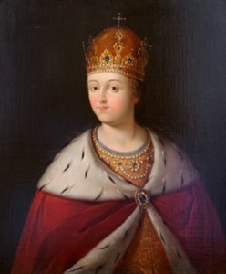 Portrait de la régente Sofia Alexeïevna, première moitié du 19ème siècle - Unbekannt