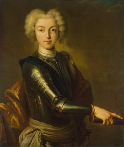 Portrait du tsar Pierre II de Russie 1715-1730, 18ème siècle - Unbekannt