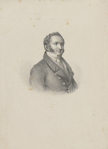 Portrait du compositeur Gioachino Antonio Rossini, 1826