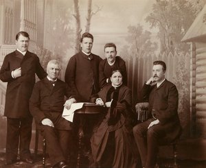 Portrait de la famille de Sophia Perovskaya, années 1860 - Unbekannt