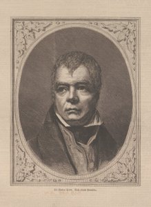 Portrait du romancier historique et poète Sir Walter Scott 1771-1832, 1871 - Unbekannt