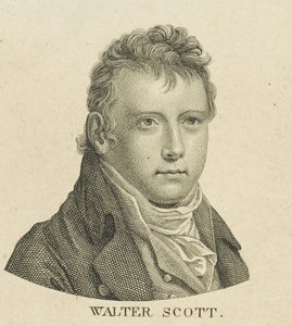 Portrait du romancier historique et poète Sir Walter Scott 1771-1832, c. 1800 - Unbekannt