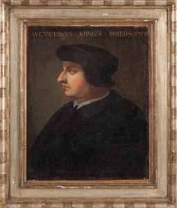 Portrait du philosophe Agostino Nifo, 18e siècle - Unbekannt