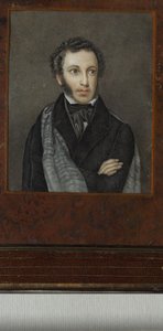 Portrait du poète Alexandre Sergueïevitch Pouchkine 1799-1837, premier quart du 19e siècle - Unbekannt