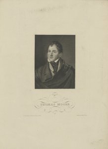 Portrait du poète Thomas Moore 1779-1852, années 1830 - Unbekannt