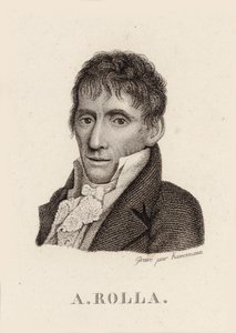 Portrait du violoniste et compositeur Alessandro Rolla - Unbekannt