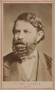 Portrait du violoniste et compositeur Joseph Joachim 1831-1907 - Unbekannt