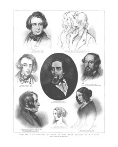 Portraits de Charles Dickens à différentes périodes de sa vie, 1862 - Unbekannt