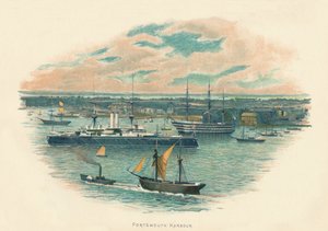 Port de Portsmouth, vers 1890 - Unbekannt
