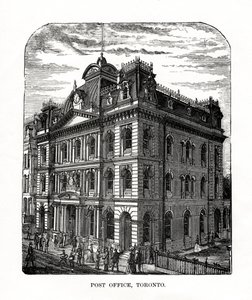 Bureau de poste, Toronto, Ontario, Canada, 19ème siècle - Unbekannt