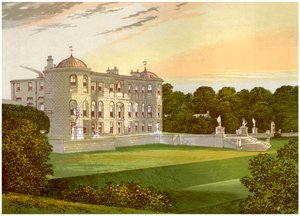 Powerscourt, comté de Wicklow, Irlande, maison du vicomte Powerscourt, vers 1880