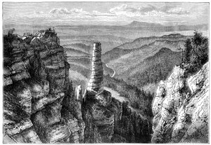 Prebischer Kogel, en Suisse saxonne, 1879 - Unbekannt