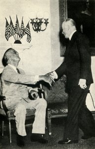 Le président Benes rend visite à F. D. Roosevelt en 1942, 1947 - Unbekannt