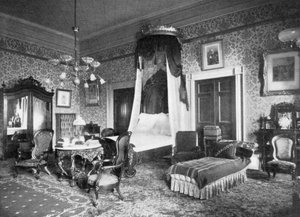 Chambre du président Harrison à la Maison Blanche, Washington DC, USA, 1908 - Unbekannt