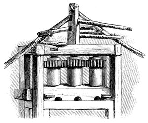 Moulin à sucre primitif, Saint-Domingue, 1873