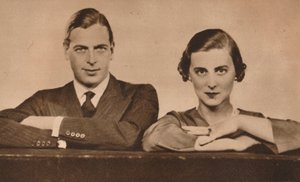Prince George et Princesse Marina, fiancés le 28 août, 1934 1935 - Unbekannt