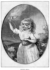 Princesse Amélia, plus jeune fille de George III et de la reine Charlotte - Unbekannt