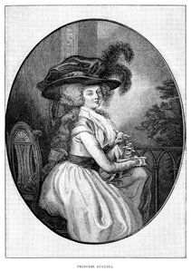 Princesse Augusta, deuxième fille de George III, 19ème siècle - Unbekannt