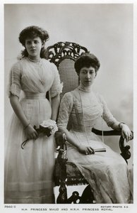 Princesse Maud et la princesse royale, vers 1907-1910 - Unbekannt