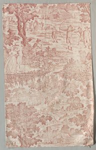 Tissu de coton imprimé, vers 1790