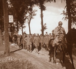 Prisonniers à Catenoy, Oise, nord de la France, vers 1914-1918 - Unbekannt