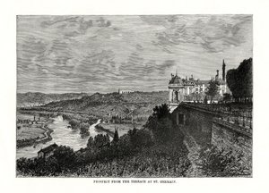 Vue depuis la terrasse de Saint-Germain, France, 1879 - Unbekannt