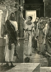 Psammétique et le casque en bronze, 1890 - Unbekannt