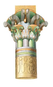 Chapiteau ptolémaïque-romain de Philae, Égypte, 1928 - Unbekannt