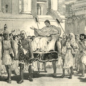 Réjouissances publiques pour la guérison de Pompée, 1890 - Unbekannt