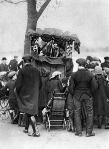 Spectacle de Punch et Judy à Putney, Londres, 1926-1927 - Unbekannt