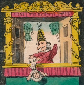 Punch laissant tomber le bébé, fin 18ème-début 19ème siècle