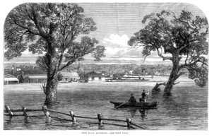 Punt Road, Richmond - Inondations à Melbourne, Australie - Unbekannt