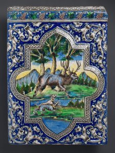 Carreau de Dado Qajar, Iran, XIXe siècle - Unbekannt
