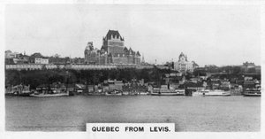 Québec depuis Lévis, Canada, vers les années 1920 - Unbekannt