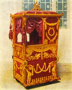 Chaise à porteurs de la reine Charlotte, 1938 - Unbekannt