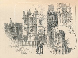 Bibliothèque de la Reine Élisabeth. Croquis depuis la terrasse nord, 1895 - Unbekannt