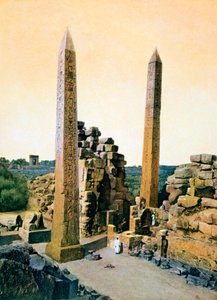 Obélisque de la reine Hatchepsout, Temple d