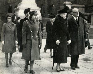 Reine Mary, princesse Elizabeth, princesse Margaret, Jour de l