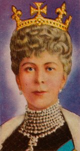 La reine Mary, épouse du roi George V, à sa première ouverture d