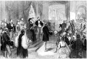 La reine Victoria 1819-1901 ouvrant l