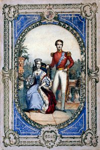 Reine Victoria et Prince Albert, vers 1840