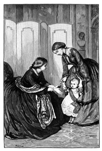 La reine Victoria et son petit-fils, le prince Wilhelm de Prusse, vers 1883