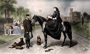 La reine Victoria à Osborne House, 1865 - Unbekannt