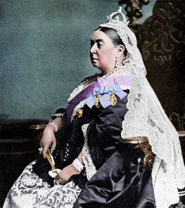 La reine Victoria en robes de cérémonie lors de son jubilé d