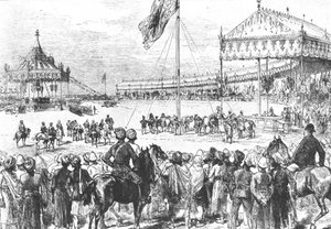 La reine Victoria proclamée impératrice des Indes, 1877 : Le Durbar impérial à Delhi..., 1901 - Unbekannt