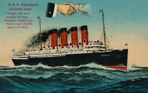 R.M.S. Mauretania. Cunard Line, vers 1930 - Unbekannt